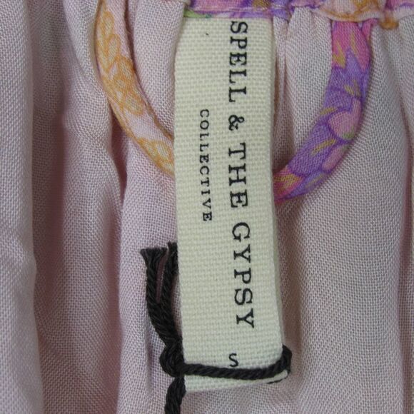 SPELL & THE GYPSY JUNIPER TIERED GOWN DRESS IN LILAC SZ S - Picture 3 of 6